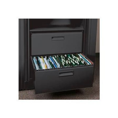 DATUM FILING SYSTEMS Rotary File Cabinet Components, Letter File/ Storage Drawer, Locking, Black XLT-FS1L-T25